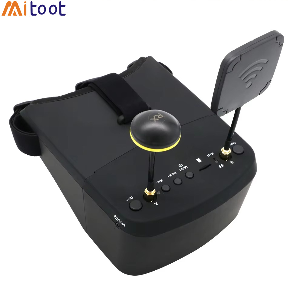 Skyzone Cobra X V2 Fpv Goggles - LS800D 5 インチ 800*480 FPV ビデオゴーグル