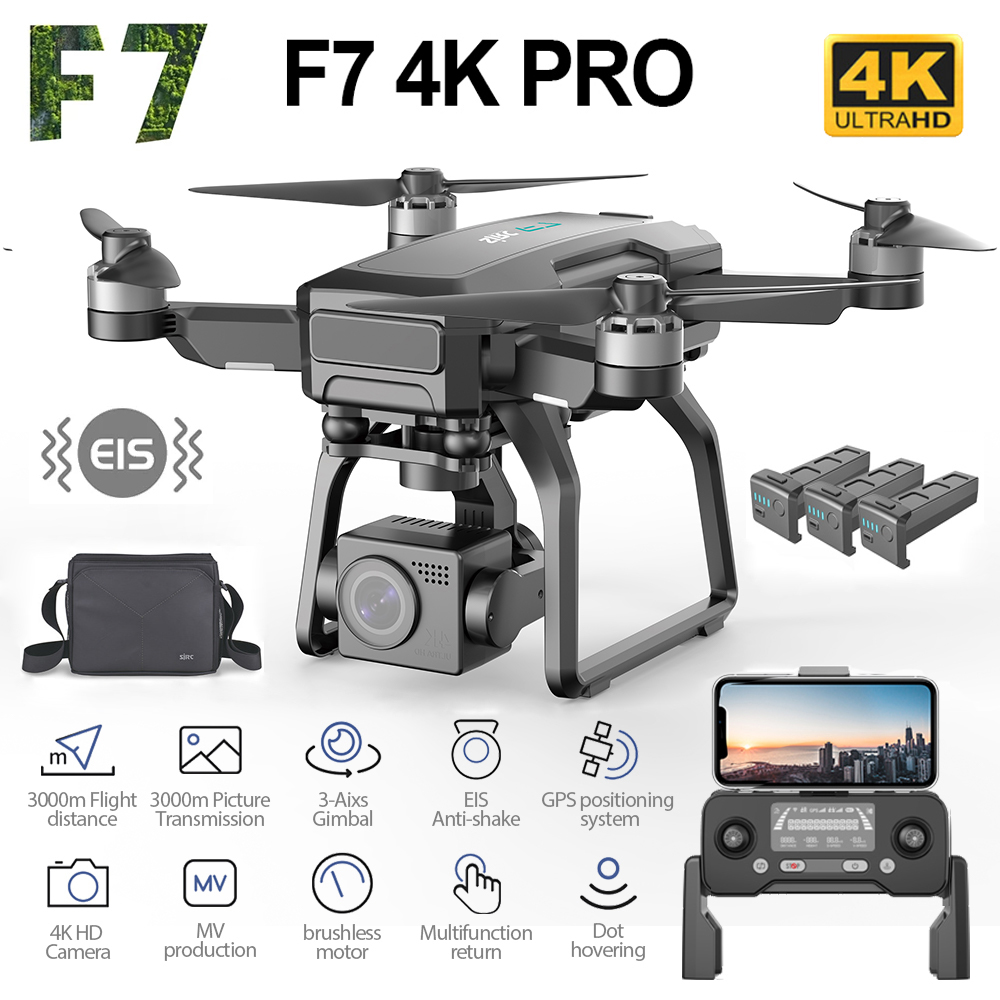 Sjrc-カメラf7pro,4Kデュアルhd,3軸,航空写真 - T-Motor F7 Pro Flight Controller のレビューと価格