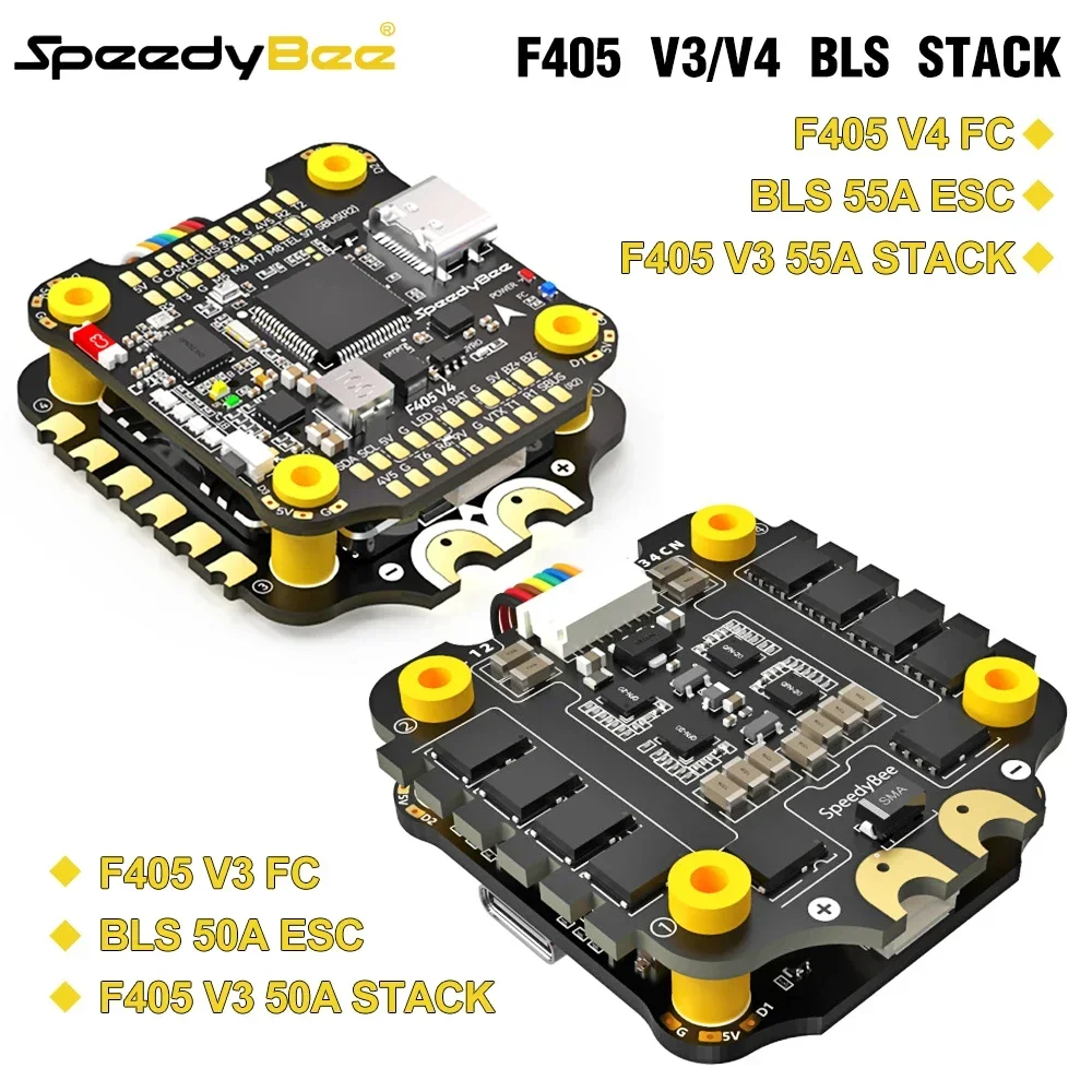 SpeedyBee F405 V3/V4 FC ESC スタ - Speedybee F405 V4 Bls 55A Stack のレビューと価格