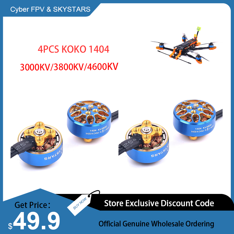 SKYSTARS KOKO 1404 3000KV 6S 3 - Radiomaster Ranger 2.4Ghz Elrs Module のレビューと価格