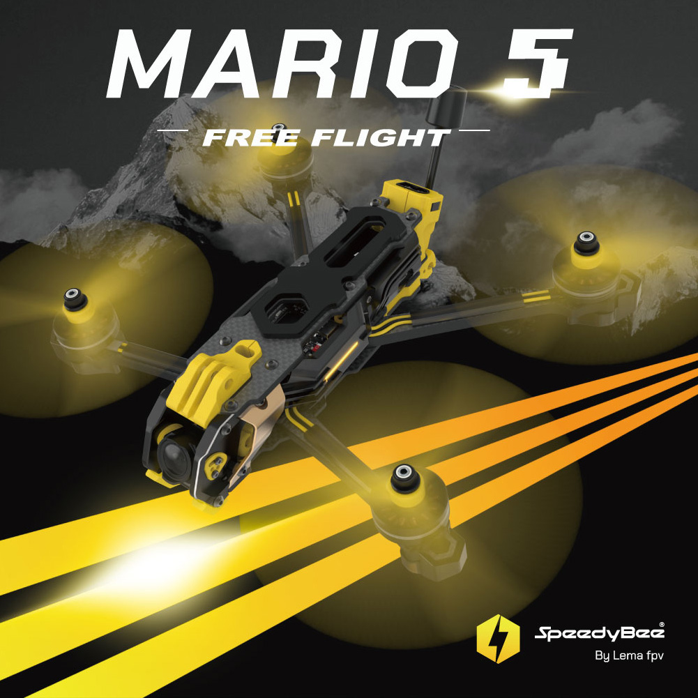 SpeedyBee マリオ 5 フレーム 5 インチ DC  - Radiomaster Ranger 2.4Ghz Elrs Module のレビューと価格